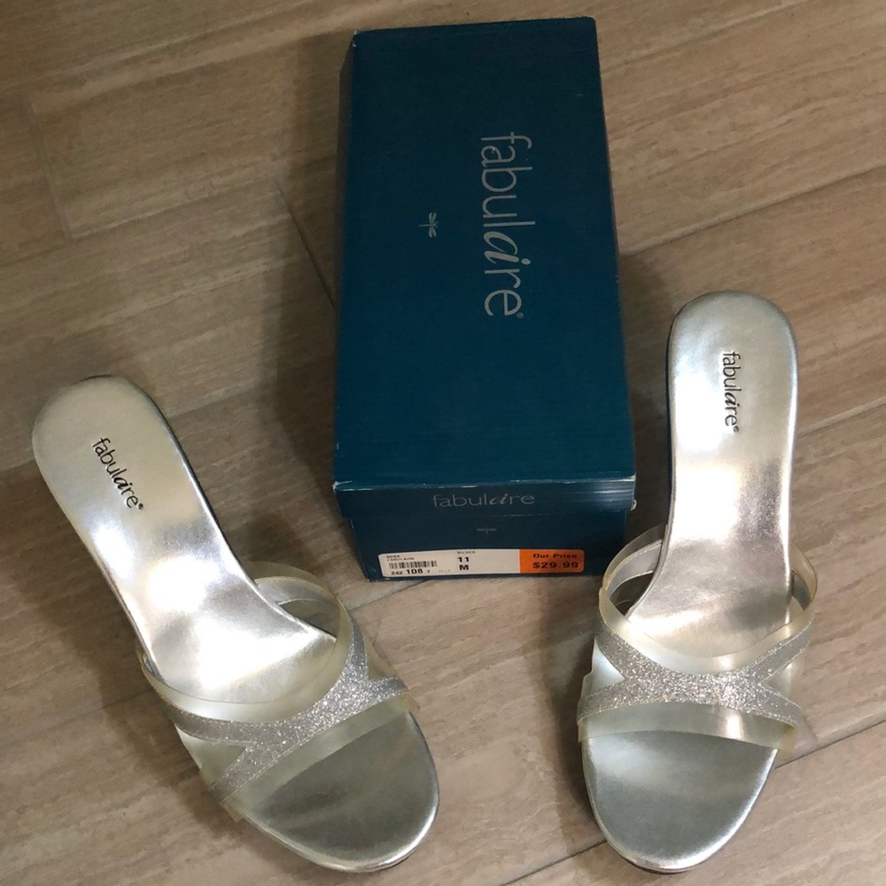 Clear heels